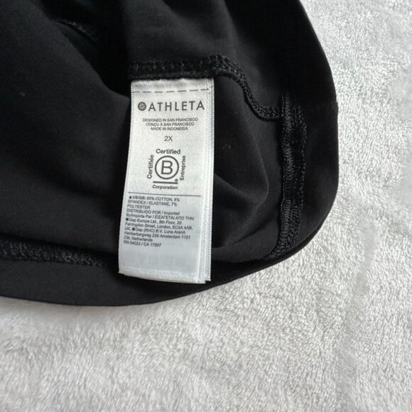 Athleta Womens Outbound Tank Size 2X Black Sleeveless Camisole Quick-Dry New - Picture 4 of 8